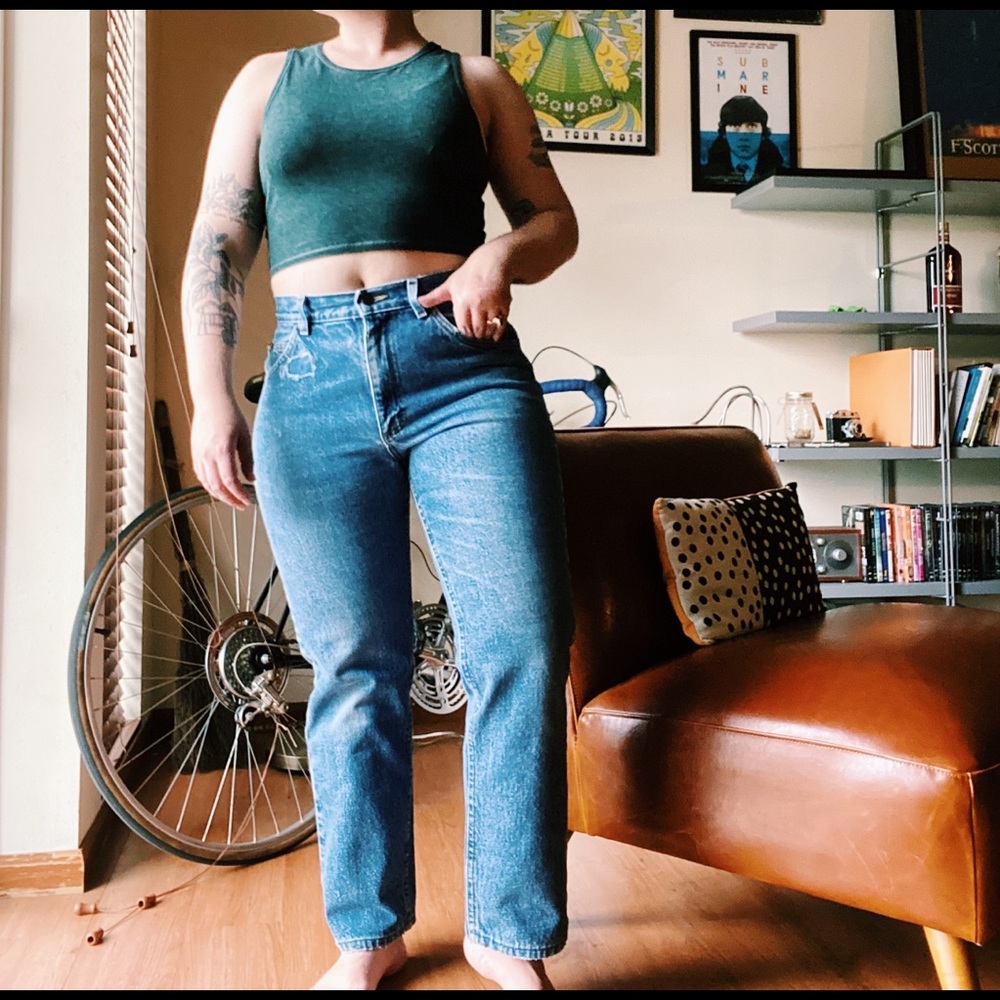 Lee High Waisted Straight Jeans